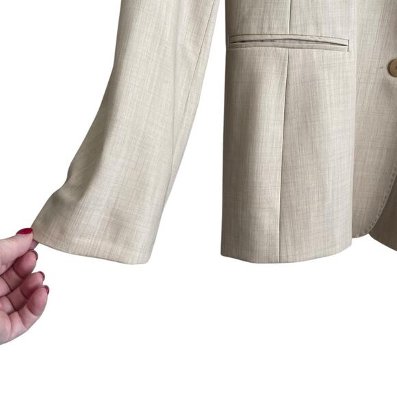 Lafayette 148 Women Jacket 16 Wool‎ Silk Career Blazer Classic Capsule Business - Picture 10 of 13